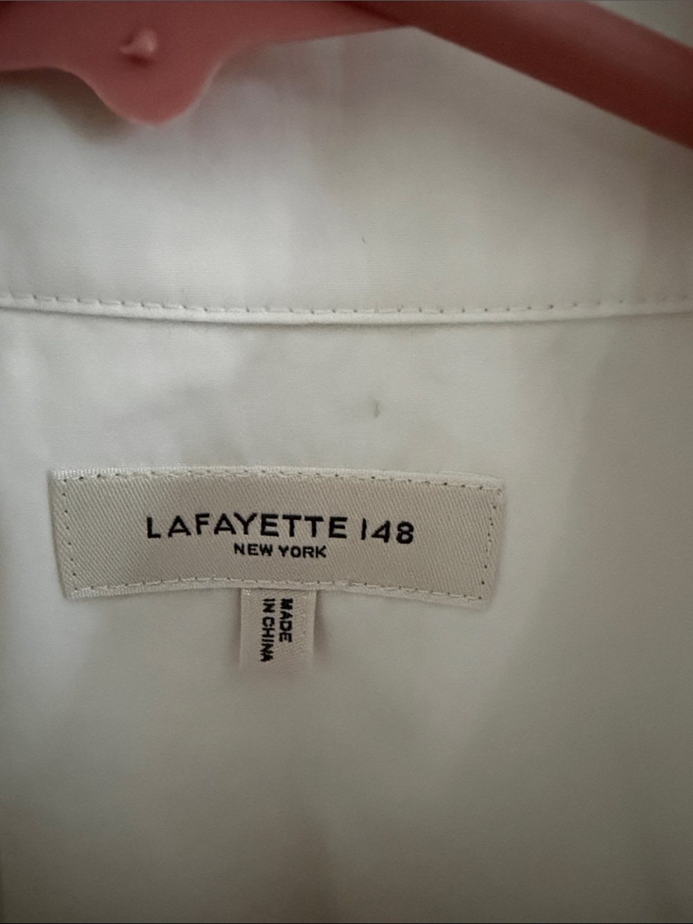 Lafayette 148 White Button Down Size 6 - Picture 3 of 7
